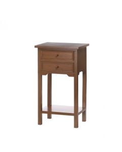 NATURAL WOODEN SIDE TABLE